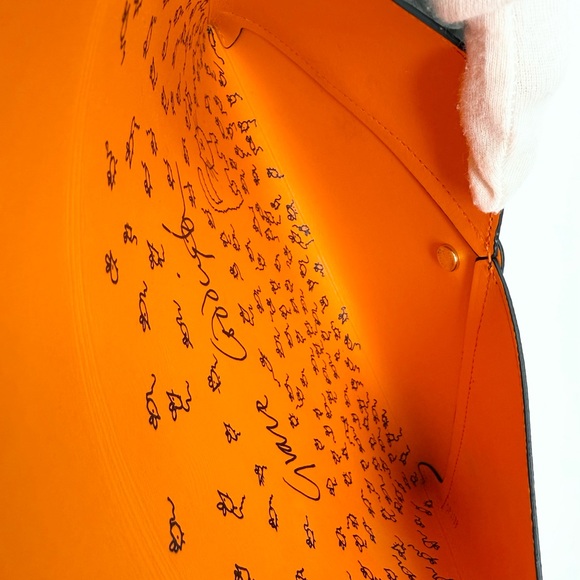 Louis Vuitton Grace Coddington Catogram Trunk Kirigami Envelope Clutch GM Black - Picture 11 of 16